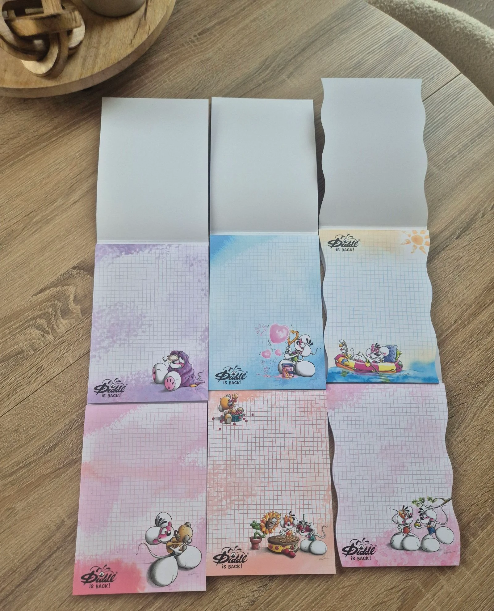 Feuilles Diddl a5 et A6 collection Allemande 